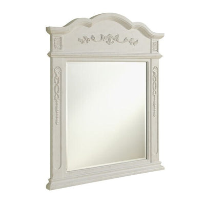 Danville Antique Frosted White Mirror - Grand Furniture GA