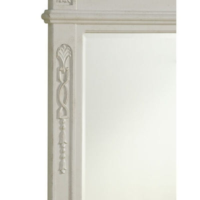 Danville Antique Frosted White Mirror - Grand Furniture GA