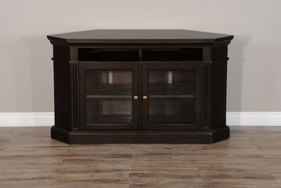 Scottsdale - Corner TV Stand - Dark Brown