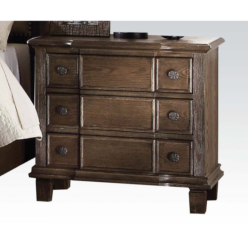 Baudouin - Nightstand - Weathered Oak - Grand Furniture GA