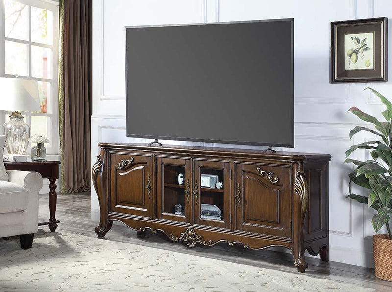 Devayne - TV Stand - Dark Walnut Finish - Grand Furniture GA