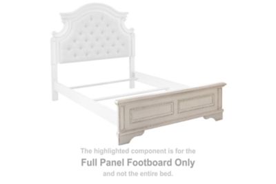 Realyn - Chipped White - Full Panel Footboard