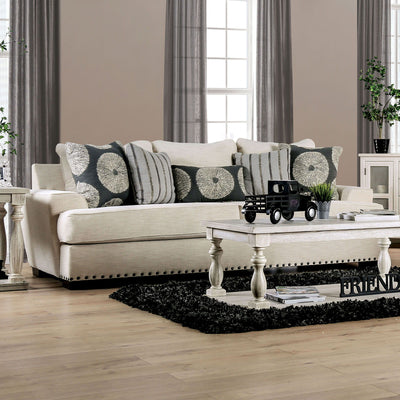 Germaine - Sofa - Ivory - Grand Furniture GA