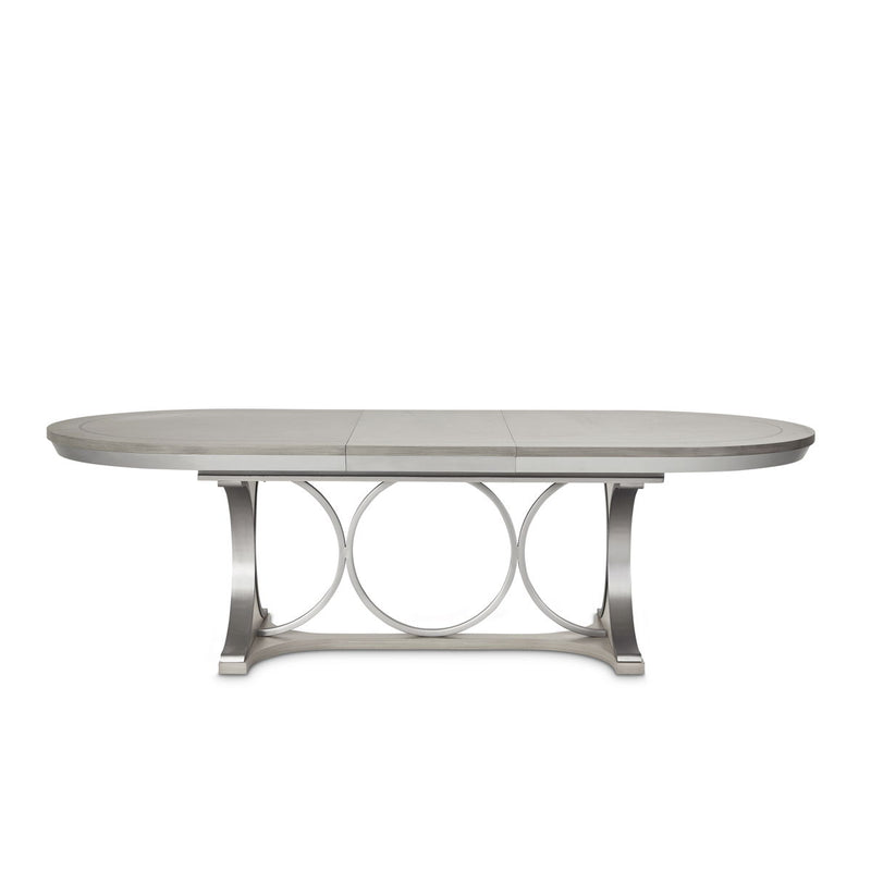 Eclipse - Oval Dining Table - Moonlight Gray