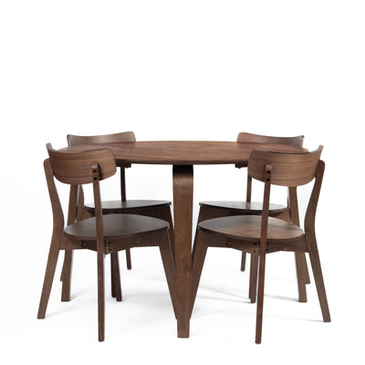 Gabby - Complete Table - Dark Brown