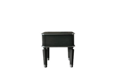 House - Beatrice End Table - Charcoal & Light Gray Finish - Grand Furniture GA