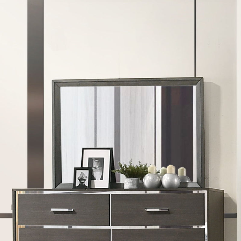 Escher - Mirror - Gray Oak - Grand Furniture GA