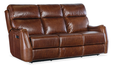 Harlan - Zero Gravity Power Sofa With Power Headrest - Dark Brown