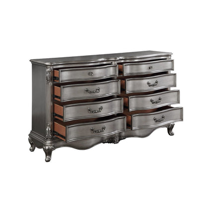 Ausonia - Dresser - Antique Platinum - Finish - Grand Furniture GA