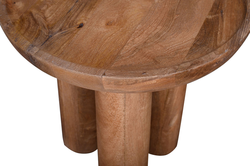 Blair - Round End Table - Dark Brown