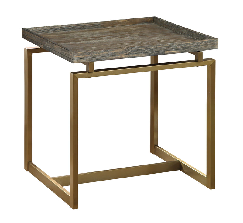 Biscayne - End Table - Weathered