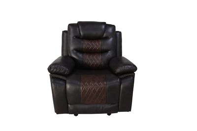 Nikko - Glider Recliner - Two Tone Brown