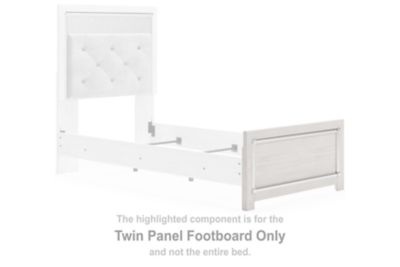 Altyra - White - Twin Panel Footboard