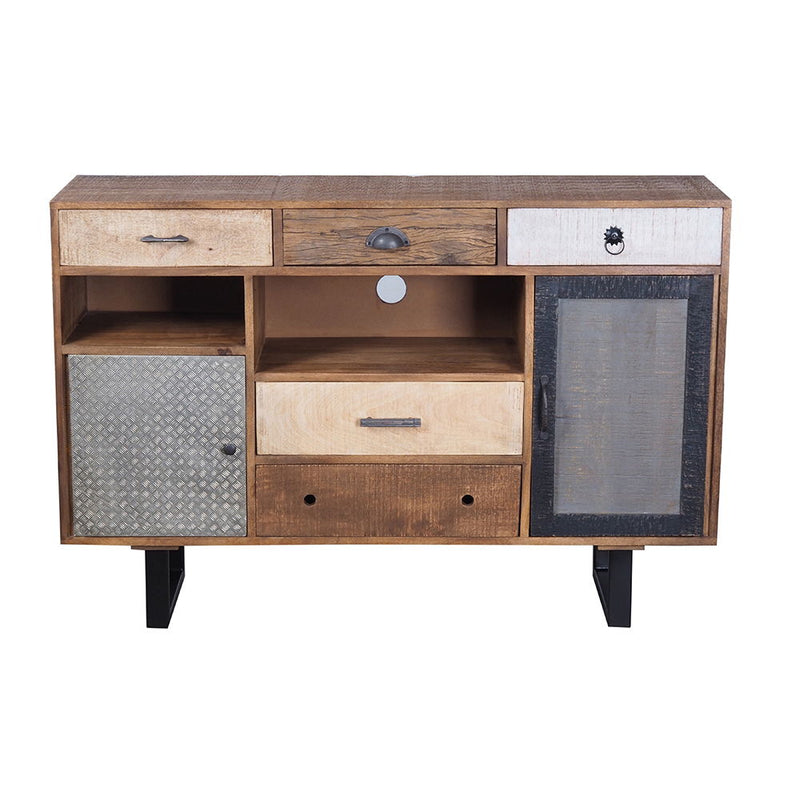 Rustic 2 Drawer Sideboard - Multi