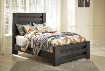 Brinxton - Charcoal - Full Panel Footboard