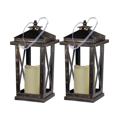 Menifee Lantern With Led Candle (Set of 2)