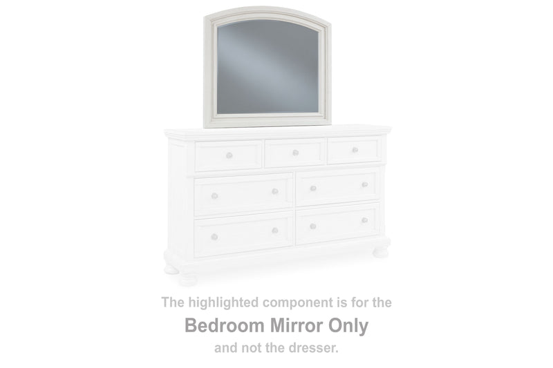 Robbinsdale - Antique White - Bedroom Mirror