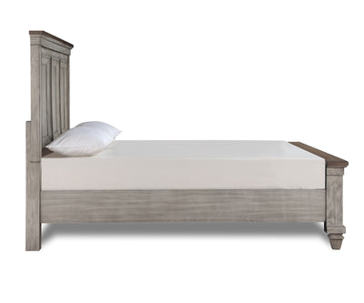 Mariana - 6/6 Eastern King 5 Piece Bedroom Set (Bed & Dresser & Mirror & Chest & Nightstand) - Gray