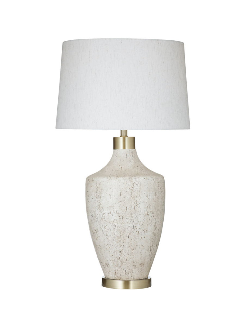 Neecole - Table Lamp - Textured Cream