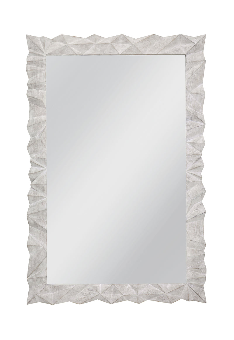 Isola - Wall Mirror - White Wash