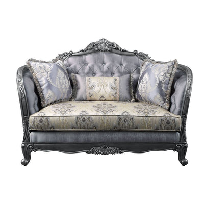 Ariadne - Loveseat - Fabric & Platinum - Grand Furniture GA