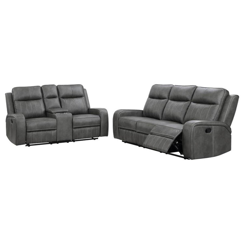 Raelynn - Upholstered Reclining Sofa Set