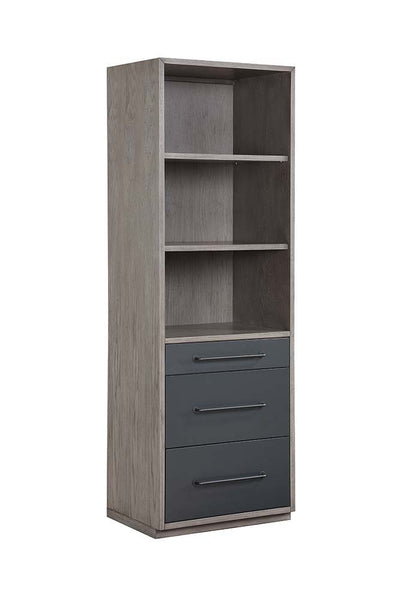 Estevon - Bookshelf - Gray Oak Finish - Grand Furniture GA