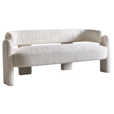 Boucle Upholstery Modern Sofa For Living Room