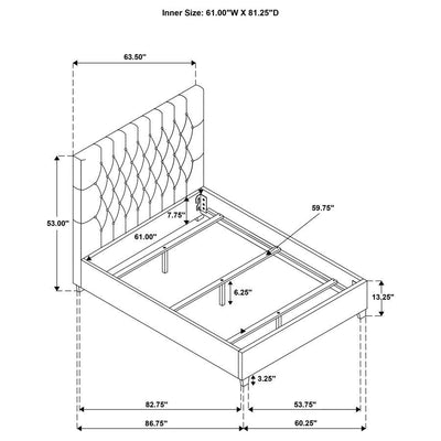 Chloe - Tufted Upholstered Bed