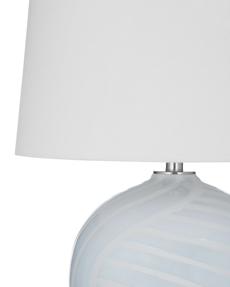 Lyance - Table Lamp - Light Blue / Cream