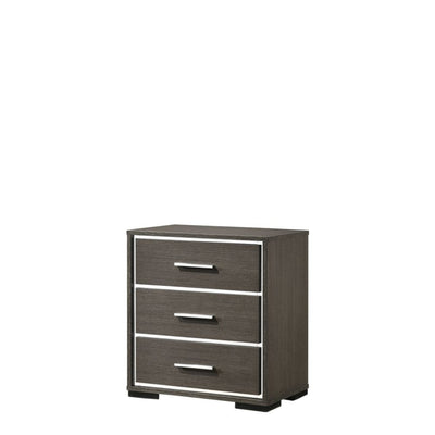 Escher - Nightstand - Gray Oak - Grand Furniture GA