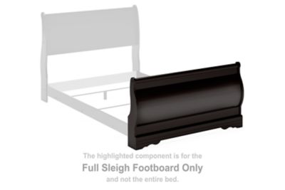 Huey - Black - Full Sleigh Footboard