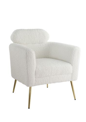 Connock - Accent Chair - White - Grand Furniture GA