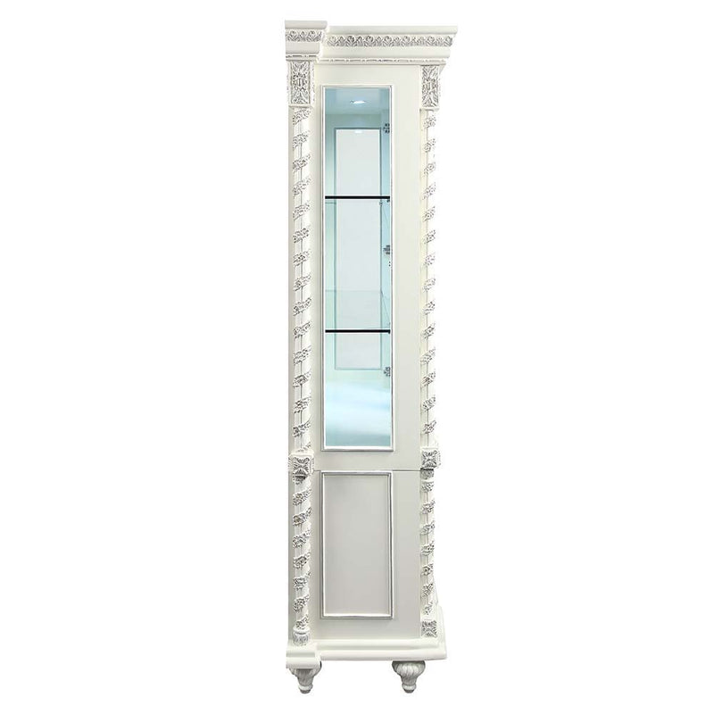 Vanaheim - Curio - Antique White Finish - Grand Furniture GA