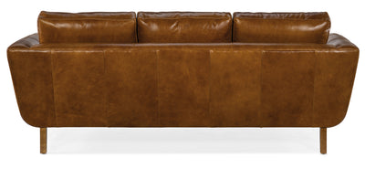 Alora - Stationary Sofa 8-Way Tie - Dark Brown