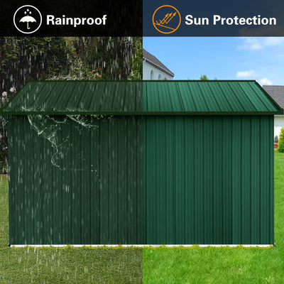 10' x 12' Garden Sheds Outdoor Storage Sheds