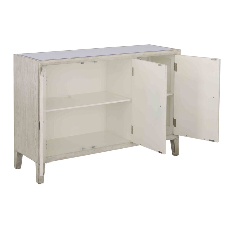 Windsor - Three Door Credenza - Burnished White