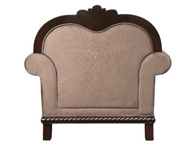 Chateau De Ville - Chair - Fabric & Espresso Finish - Grand Furniture GA