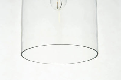 Elegant Lighting Ashwell Single Light 5" Wide Mini Pendant with Clear Glass LD2240C - Grand Furniture GA