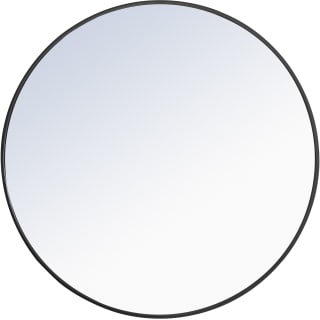 Eternity Round Black Framed Mirror - Grand Furniture GA