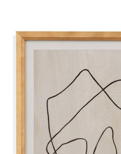 Bound II - Framed Print - Light Brown