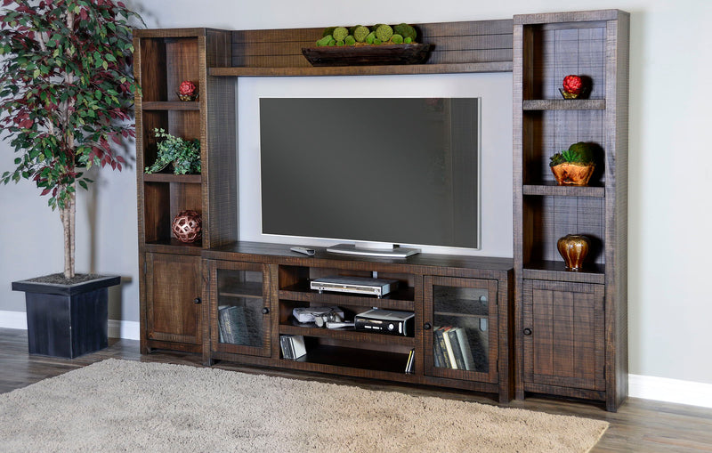 Homestead - Entertainment Wall - Dark Brown