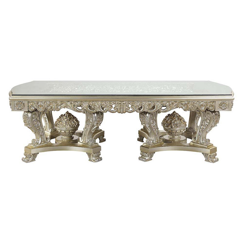 Sorina - Dining Table - Antique Gold Finish - Grand Furniture GA