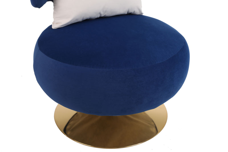 Swivel Accent Chair Armchair, Round Barrel Chair For Living Room Bedroom