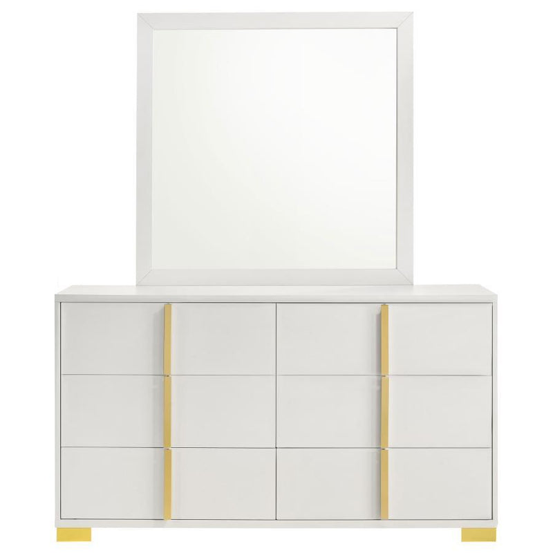 Marceline - 6-Drawer Dresser With Mirror