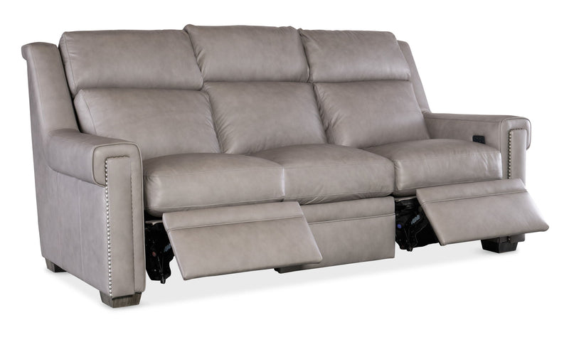 Imagine - Sofa Left & Right Recline, With Articulating Headrest - Gray