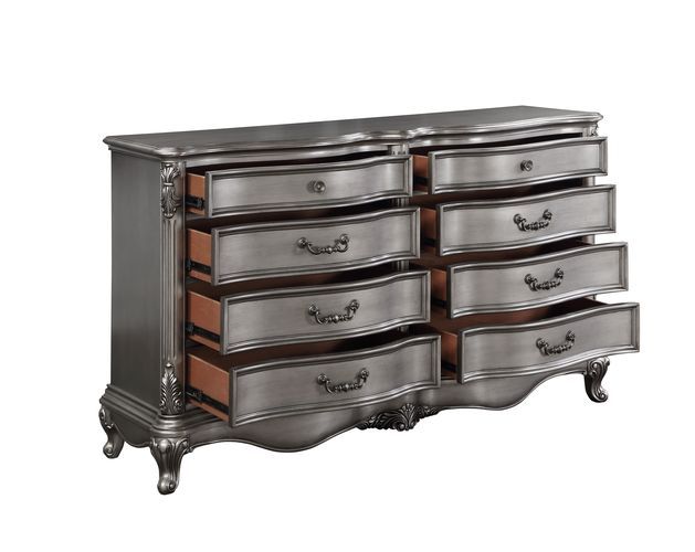 Ausonia - Dresser - Antique Platinum - Finish - Grand Furniture GA