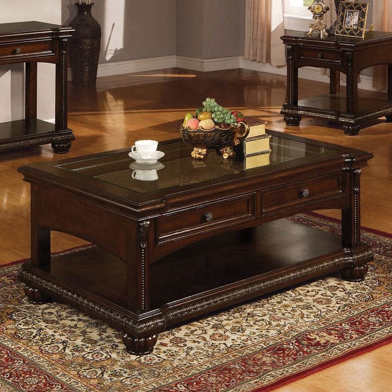 Anondale - Coffee Table - Cherry - Grand Furniture GA