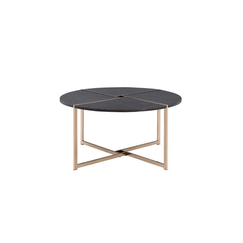 Bromia - Coffee Table - Black & Champagne - Grand Furniture GA