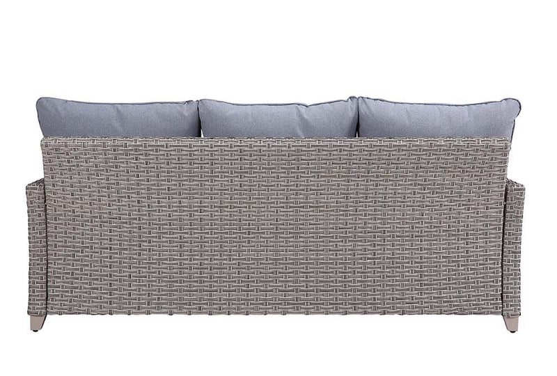 Greeley - Patio Set - Gray Fabric & Gray Finish - Grand Furniture GA